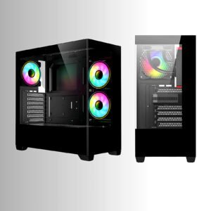 Intel Core i5-12400F  Pro Series Gaming PC 16GB DDR4 RX 7600 8GB 2TB NVME B760M