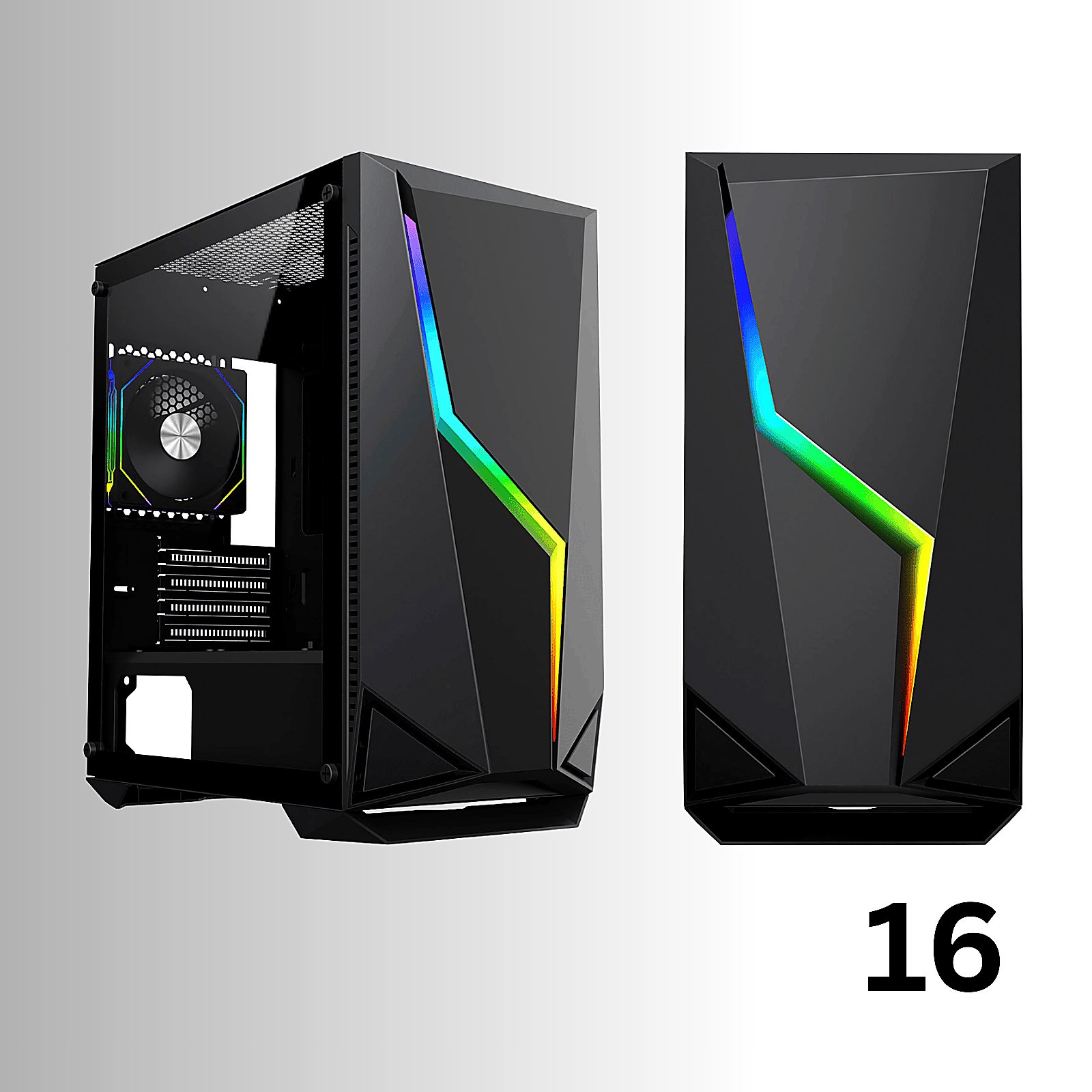 Ryzen 5 4500 Core Series Gaming PC 16GB DDR4 RTX 5060 8GB 2TB NVME A520M - Image 14